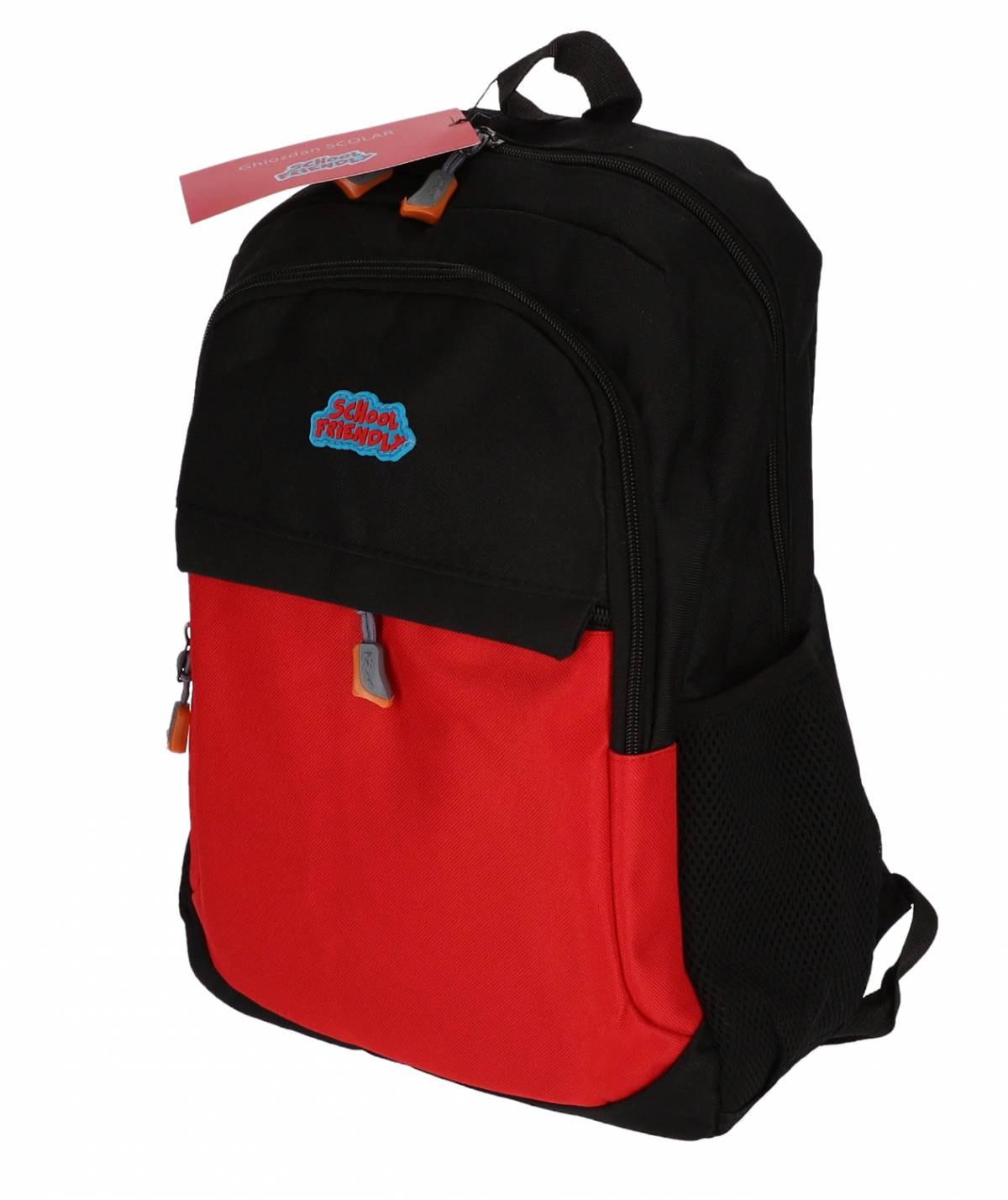 Ghiozdan SCOLAR SF , 46x31x15cm gr 0.270kg ROSU